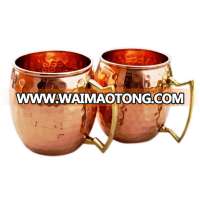 Amazon Manufacturer & Supplier of 100% Solid Copper Mugs 16Oz Moscow Mule Handmade Hammered,copper mugs wholesale