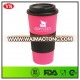 Eco-friendly 450 ml Plastic Starbucks coffee cup mug with leak proof lid