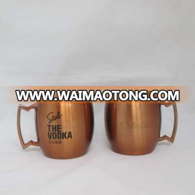 new design wholesale stainless steel single wall beer mug