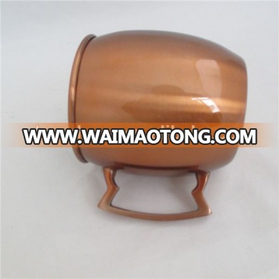 Colourful electrity copper mug for vodka