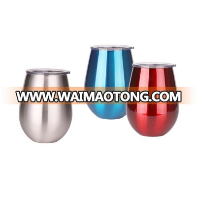 wholesale new amazon egg shape beer mug, single wall/double wall stainless steel