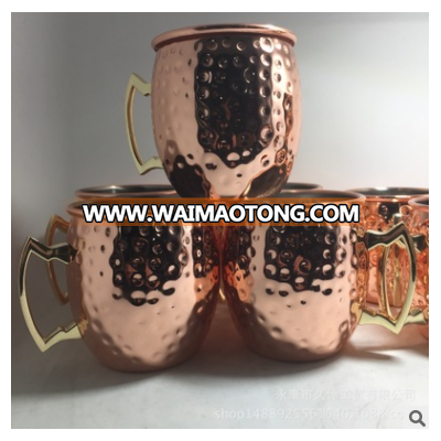 Marketing stainless steel copper mugs