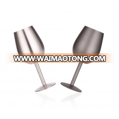 outdoors stainless steel wine goblet